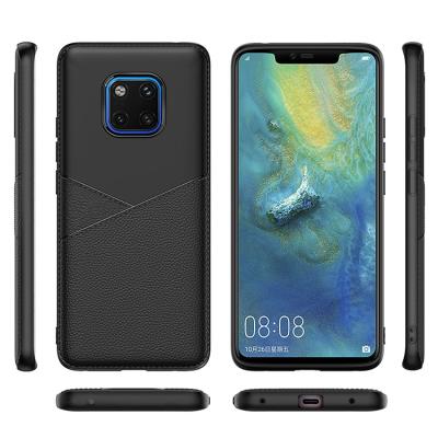 China Black Blue Brown Business PU+TPU Protective Case Back Cover for VIVO V11 V11i V11PRO Y95/Y91 Y93 for sale