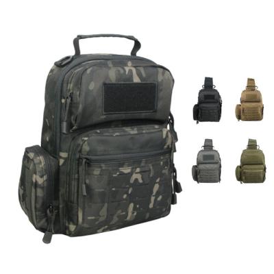 China Outdoor Sport Travel Hiking Bag Custom Tactical Assault Shoulder Camping Military Side Bag for sale