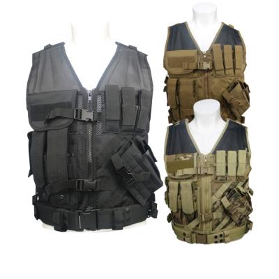 China Outdoor Sports Travel Hiking Tactical Carrier Tactical Vest Camping Body Plate Outdoor Lightweight Handling Military Vest for sale