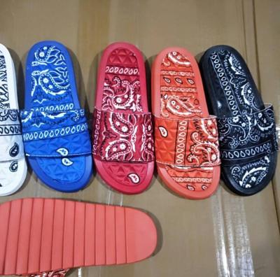 China Fashion Trend Women's Comfortable Bandana Slip On Slippers Flip Flops Summer Toe Indoor Outdoor Flip Flops Non-Slip Footwear Footwear for sale