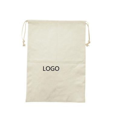 China Fashionable Wholesale Custom Logo Portable Draw String Fabric Pouch Bags Sublimation Blank Canvas Drawstring Bag for sale