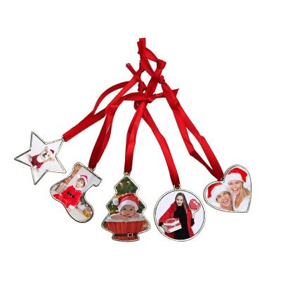 China Christmas Decoration Christmas Tree Decorations Ornament Sublimation Blank Hanging Christmas Hanging Decor for sale