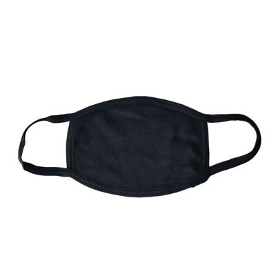 China Cotton Smell Washable Reusable White Sublimation Mask Cloth Cotton Black Face Mask for sale