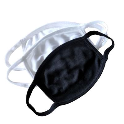 China Cotton Feel Fashion Party Masks Cotton Sublimation Mask Custom Reusable Black for sale