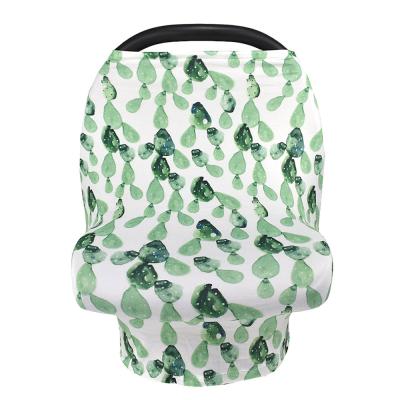 China Car seat cover; Nursing Blanket Sublimation Printing Breastfeeding Nursing Carriage Blanket For Baby Stroller for sale