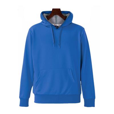 China Breathable Men Hoodie Simple Slim Fit Light Blue Color With Half Zipper Custom Made Man Hoodie for sale