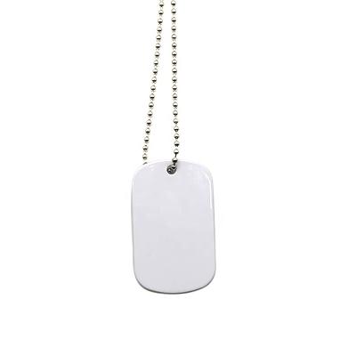 China Viable Wholesale Personalized Stainless Steel Sublimation Blank Pet ID Cat Dog Tags Custom for sale