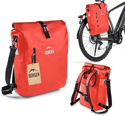 China Waterproof PVC Tarpaulin Bicycle Free Bag With Shoulder Strap for sale