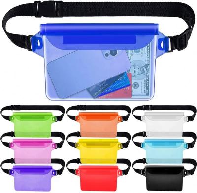 China Water Proof Waist Pussy Pack Pouch Waterproof Screen Touch Waterproof Bag With Adjustable Waist Strap for sale