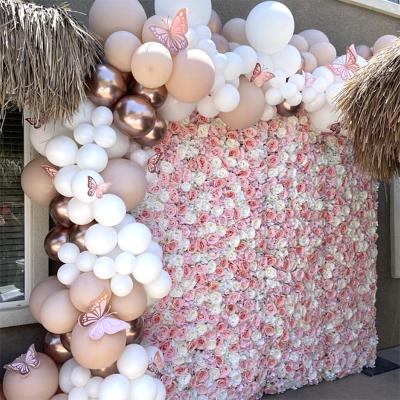 China Wedding Decor V1010 High Grade Artificial Flower Wall Can Be Customizable Used As Bridal Ornament Background Wall for sale