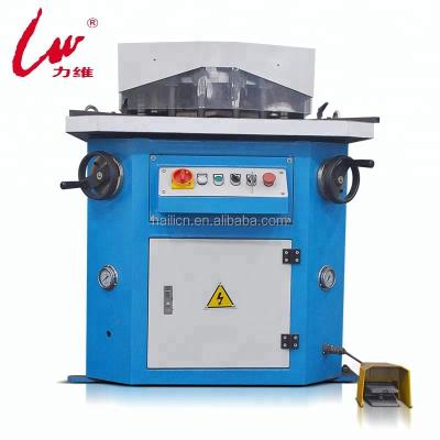 China Apply to metal plate or other plates 4*200 hydraulic pipe crimping machine, v-notch machine, angle notching machine for sale