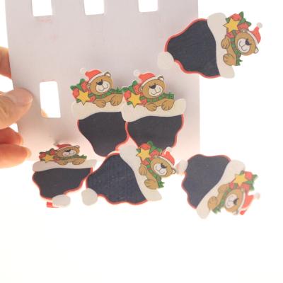 China Unique China Factory Direct Christmas Decoration Wooden Products Santa Claus Snowman Clip for sale