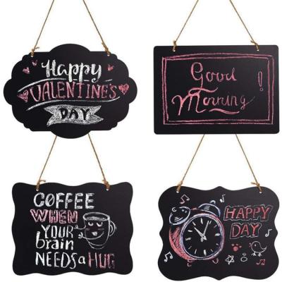 China Creative wooden message blackboard modern small simplicity double-sided home decoration for sale