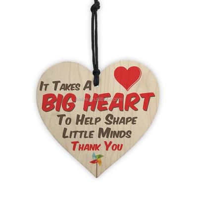 China China Factory Supply Chinese Love Wood Tag Printing Heart Shaped Wood Scrap for sale