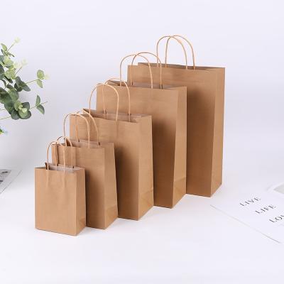 China Recycled Materials Paper Bag Kraft Paper Coffee Bag Eco Friendly Custom Brown Kraft Paper Bags for sale