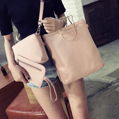 China Fashion Style Elegant Women Bags Cheap PU Leather Handbags Lady Tote Bags with Custom Logo 2018 for sale