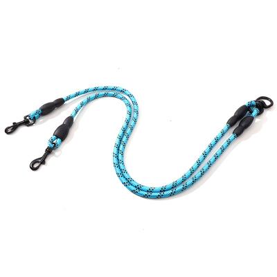 China Good Quality Double Dog Leash Reflective Solid Reflective Coupler for sale