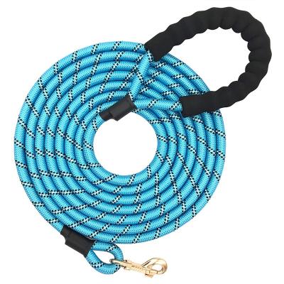 China Good Quality Reflective Solid Nylon Material Reflective Dog Training Leash 30ft for sale