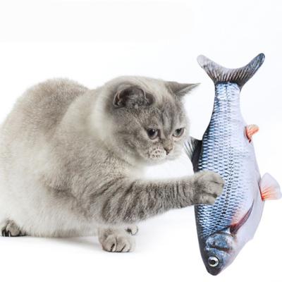 China Stocked Cat Toy Dog Pet Fish Toy Electronic Interactive Flippity for sale