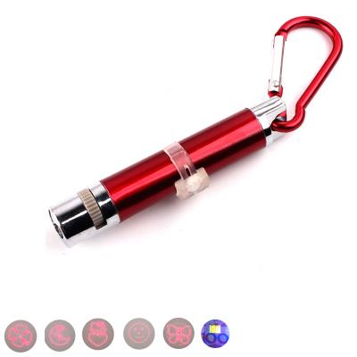 China Mini Belt Clip Hook Popular Key Chain Laser Indicator Viable Flashlight With UV Light for sale