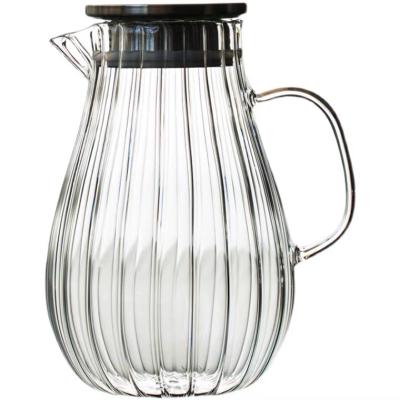 China Viable Glass Jug Hot/Cold Water Jug Juice Container Bottle Water Jug and Kettle for sale