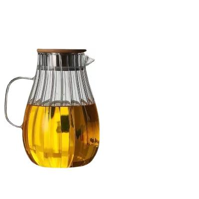 China Sustainable Stainless Steel Tea Water Pitcher Hand Held Hot Cold Cold Glass Kettle for sale