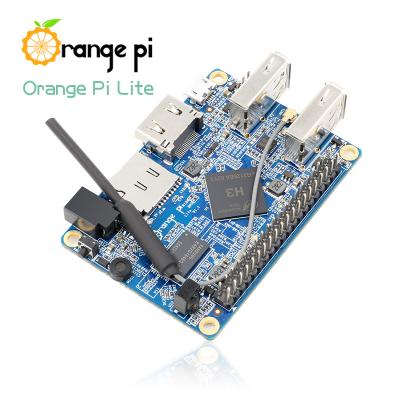 China Open Source Orange Pi Lite 512MB DDR3 With Quad Core 1.2GHz WiFi Antenna Support Android Ubuntu Image Development Board for sale