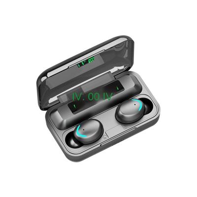 China Earphone Amazon success Auriculares Audifonos f9-5 BT v5.0 led tws v5.0 lightweight HiFi earphone wireless earbuds with siri for sale