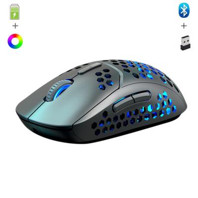 China Waterproof Computer Wireless Dual Mode BT 4.0+2.4Ghz Silent Mouse 2 in 1 Ergonomic Portable Optical Mouse 2400DPI Mice for PC/Laptop for sale