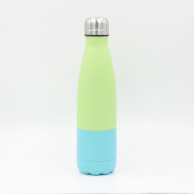 China WLV001-500 2 Colors Cola Shape Water Bottle Sustainable Copper Insulated Water Bottle Double Wall Custom Stainless Steel for sale