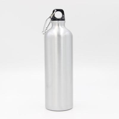 China WLA001-750 viable ready to ship plain silver aluminum sports water bottle aluminum color promotional gifts for sale