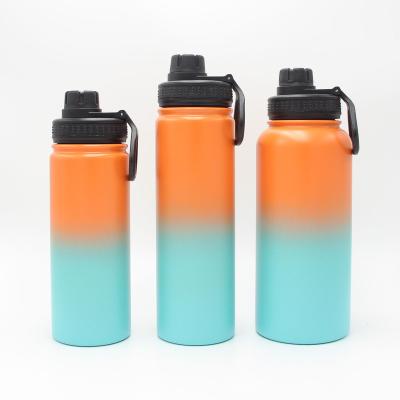 China WLV006-950 32oz Viable Wide Mouth Powder Coating Insulated 32oz Flip Top Stainless Steel Water Bottle for sale