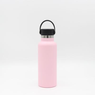 China 500ml Sport Vacuum Flask Stainless Steel Sustainable Eco Friendly Insulated Bottle With Handle Lid Custom Color And Logo for sale