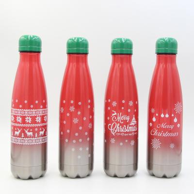 China WLV001-500 Viable Gift Xmas Products Cola Shape Vacuum Flask Eco Friendly Stainless Steel Sustainable Drinkware for sale