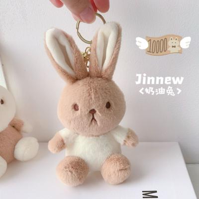 China Plush Wholesale Fashion Design Cute Plush Key chain Creative Schoolbag Pendant Plush Rabbit Keychain for sale