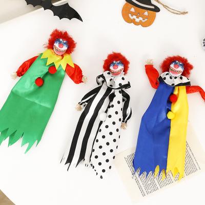 China Polyester New Design Home Party Decorations Halloween Decorations Scary Clown Doll Haunted House Party Props for sale