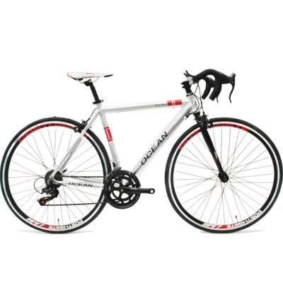 China 700C Aluminum Alloy RACING ALLOY FRAME FORK 14 SPEED STEEL RIGID ROAD BIKE RACING BICYCLE for sale