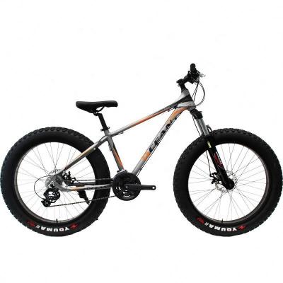 China Disc Brake Steel Snow Fork 24 Speed ​​Suspension Aluminum Alloy 26 Inch Fat Bike for sale