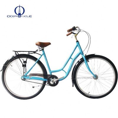 China 700C Aluminum Alloy Frame Alloy Fork Bicycle Coaster Brake 3 Speed ​​Internal City Bike for sale