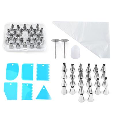 China Good quality sustainable 37 pieces cake tool kit cake decorating supplies for cake decorating for sale