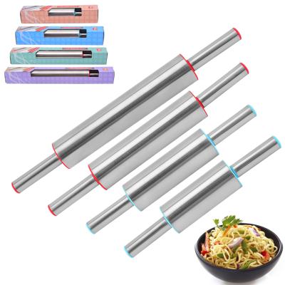 China Sustainable Food Grade Metal Pastry Dough Pin For Baking Tools And Kitchen for sale