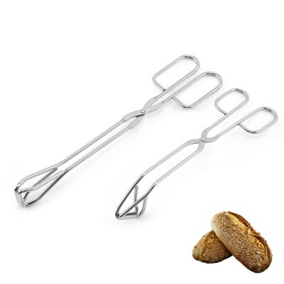 China Viable Factory Wholesale Wire Stainless Steel Food Tongs For Food Clip for sale