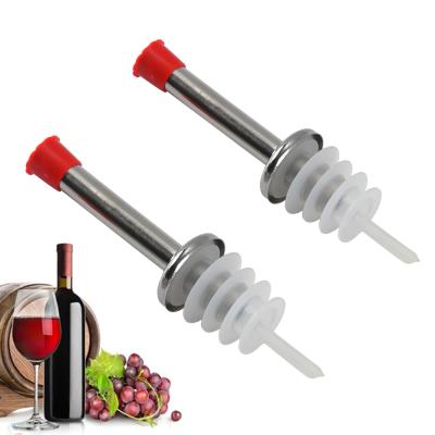 China Wholesale Viable Stainless Steel Red Wine Bottle Stopper for sale