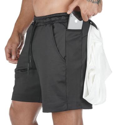 China Breathable Mens Summer Sport Shorts Slim Casual Bermudas Black Classic Clothing Beach Shorts for sale