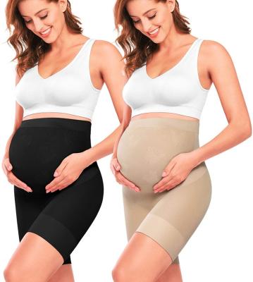 China Baby Seamless Maternity Bump Shapewear Mid-Thigh Waisted Pregnancy Underwear Premium Tops Prevent Adominal Teasing Soft Support for sale