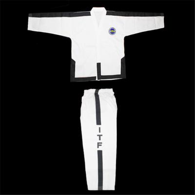 China Mother Comfortable Uniform ITF Taekwondo New ITF Taekwondo Uniform for sale