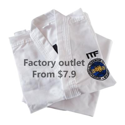 China Customer Praise ITF Taekwondo Dobok / High Quality Taekwondo Uniform for sale