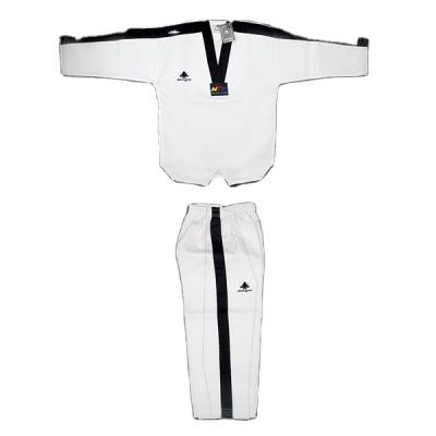 China Traditional Pure White Taekwondo Hapkido Uniform 2021 New Eco-friendly Uniform 100%cotton TKD Design for sale