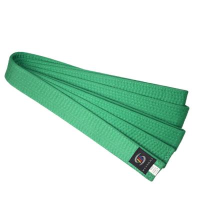 China Wholesale Belts Taekwondo / Karate Martial Arts Taekwondo Green Belts for sale