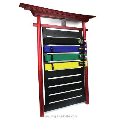 China 2015 Eco-friendly Martial Arts Customized Karate Belt Rack Display Rack for sale